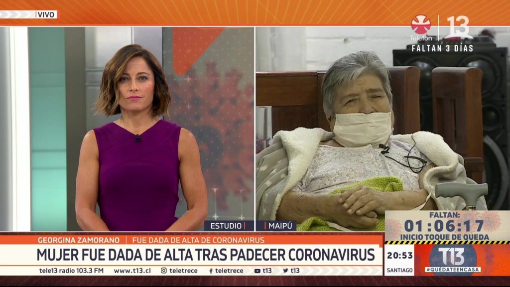 Noticias Chile | Falleció Georgina Zamorano había superado el Covid-19 a sus 83 años
