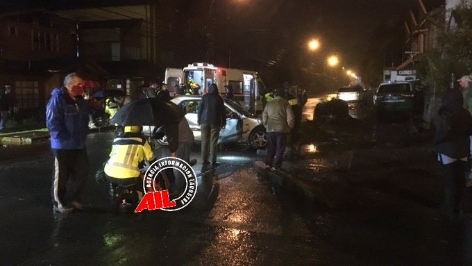 Noticias Chile | Grave accidente entre patrulla de carabineros y auto particular deja un fallecido | INFORMADORCHILE 