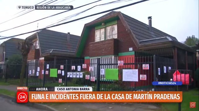 Noticias Chile | Atacan casa particular de Martín Pradenas en Temuco | Informadorchile | Noticias Chile