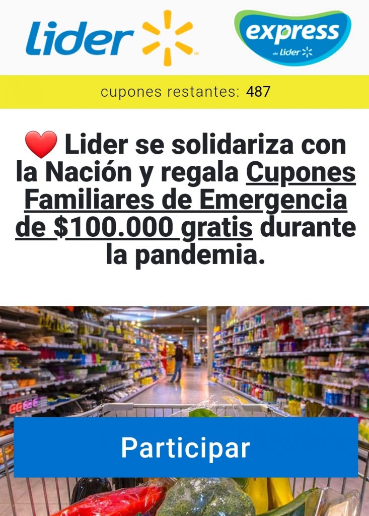 Noticias Chile | Estafa de supuestos cupones de supermercado Lider circula por WhatsApp, lo único que buscan es robar tus datos