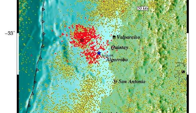 Noticias Chile | La microsismicidad en forma de media luna podría advertir, según estudio, un sismo en la zona central | INFORMADORCHILE