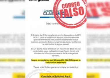 Noticias Chile | SII emite una alerta por peligroso correo electrónico que busca estafar a la población por el bono de $500 mil | INFORMADORCHILE