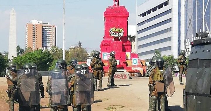 Noticias Chile | Ejército de Chile indignado por vandalización de el General Baquedano