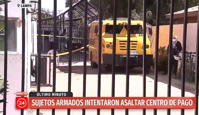 Noticias Chile | De película: Guardias privados repelen a balazos asalto a camión Prosegur