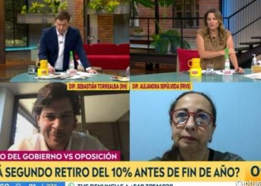 Noticias Chile | Julio César Rodríguez encaró al diputado RN Sebastián Torrealba, debido a que su mujer es accionista de una AFP