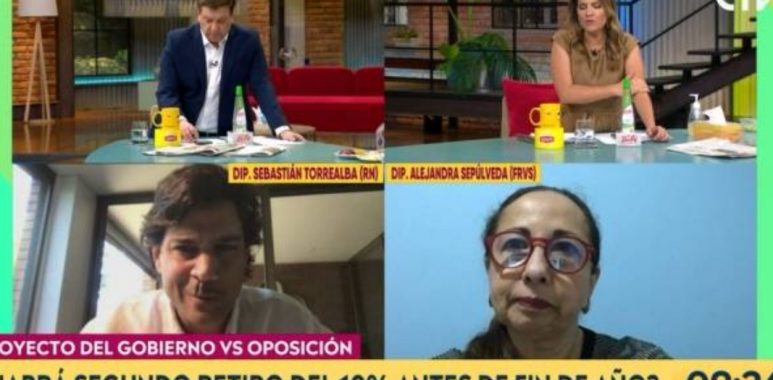 Noticias Chile | Julio César Rodríguez encaró al diputado RN Sebastián Torrealba, debido a que su mujer es accionista de una AFP