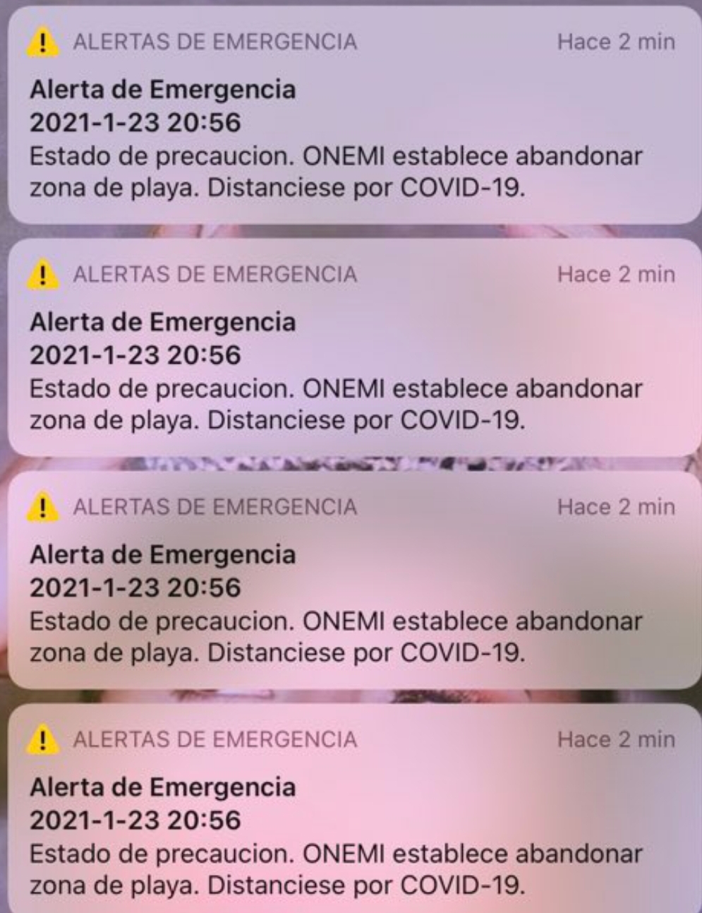 Noticias Chile | Masiva evacuación de chilenos, por grave error de la ONEMI 