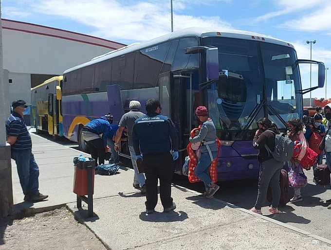 Noticias Chile | Situación crítica en Colchane, a esta hora 500 venezolanos llegan a Iquique  de un total de 1.600
