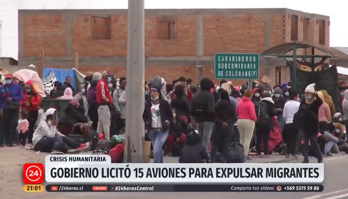 Noticias Chile | Venezolanos fueron devueltos a patadas de Colchane a Bolivia 