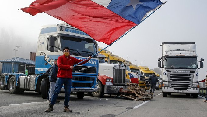 Noticias Chile | Camioneros amenazan con tomarse las carreteras en el sur del país