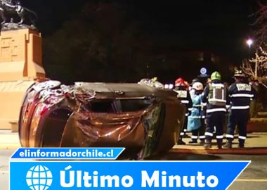 Noticias Chile - Carabineros son desvinculados de la institución, luego de protagonizar accidente en Plaza Italia