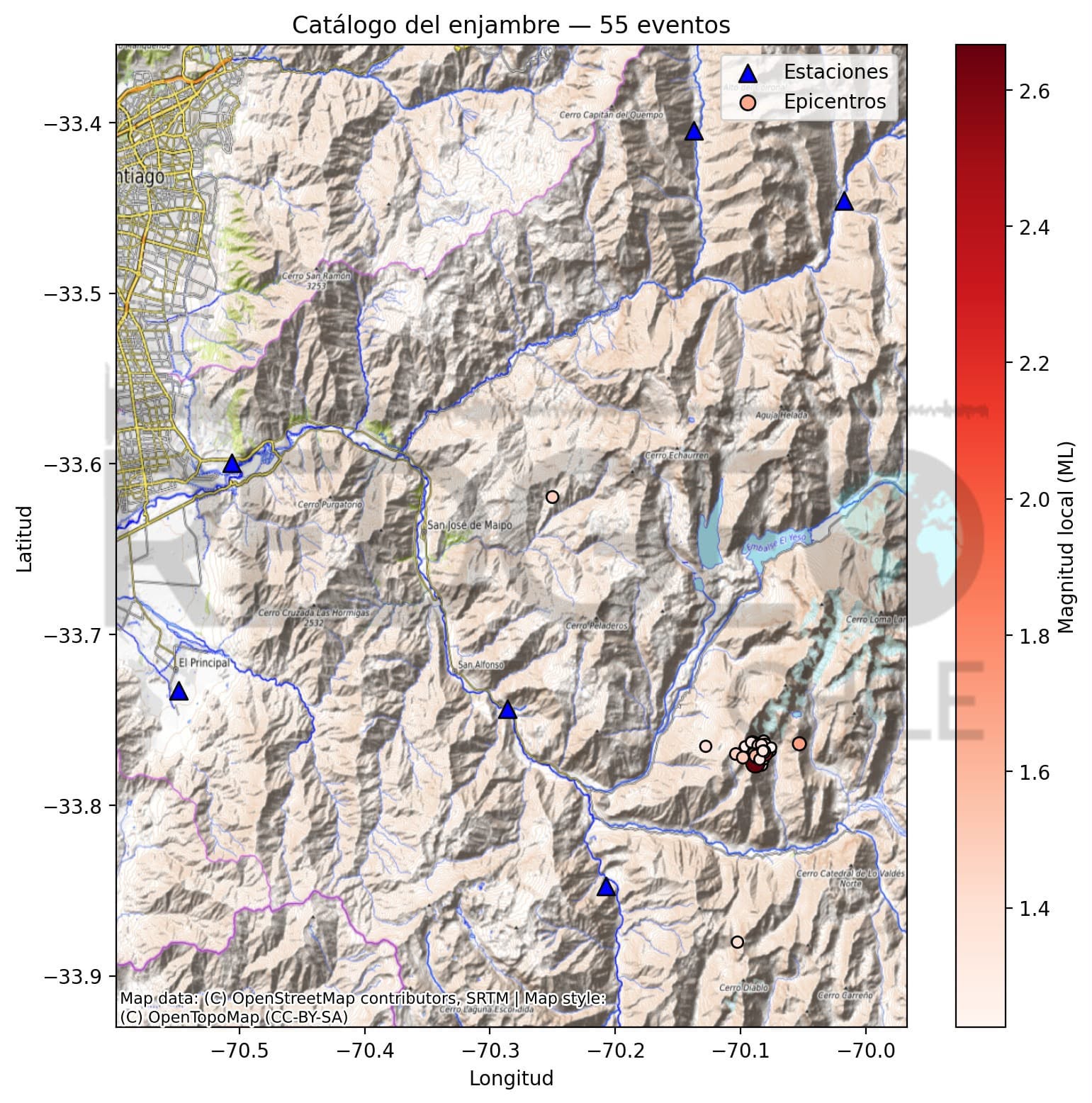 Enjambre sísmico en Cajón del Maipo bajó su intensidad NOTICIAS CHILE El Informador Chile